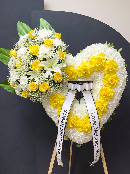 Golden Tribute Wreath