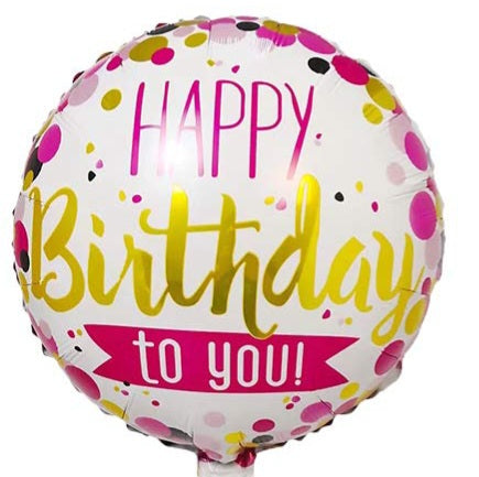 Happy Birthday - Foil Balloon 18 inches