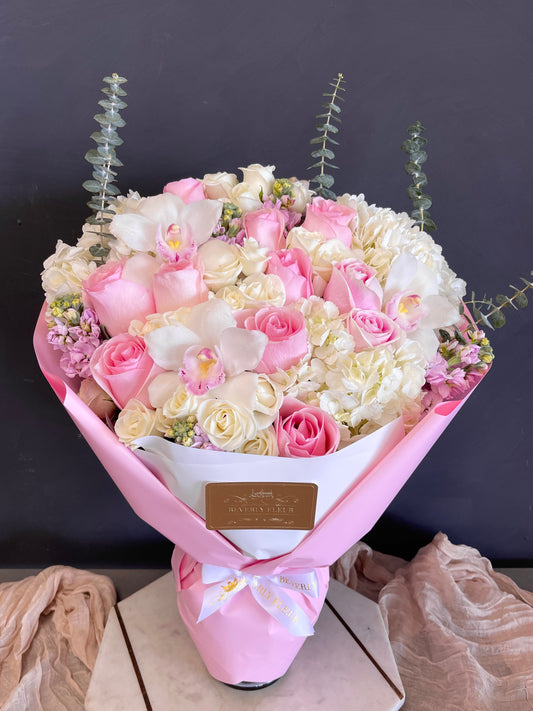 Beautiful Her - Flowers with Vase- Holiday