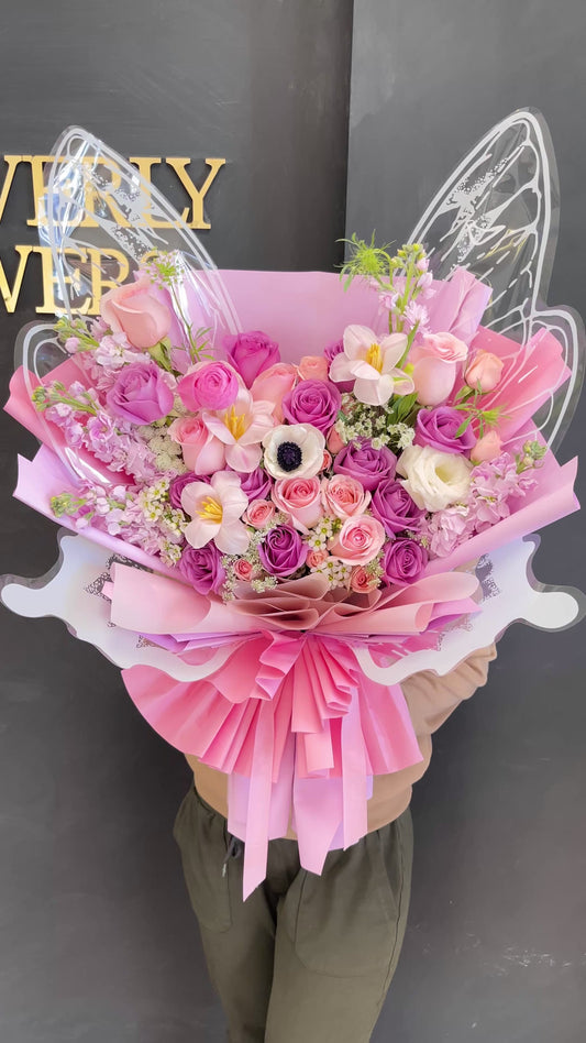 Lavender Fairy Wings