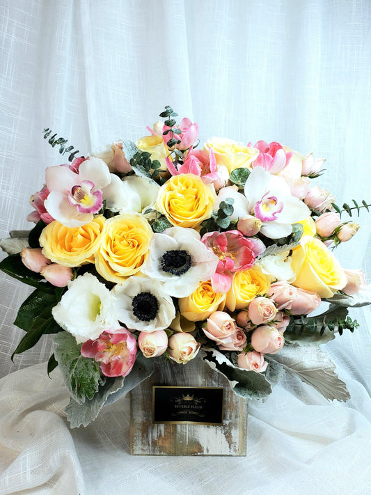 Special Occasion, Wooden Box - Glamourous - OC Beverly Flowers