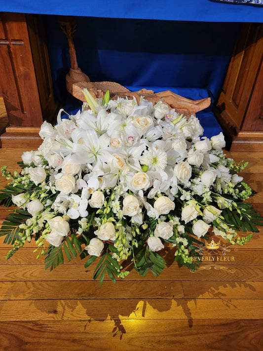 Greatest Soul - Half Casket Flowers